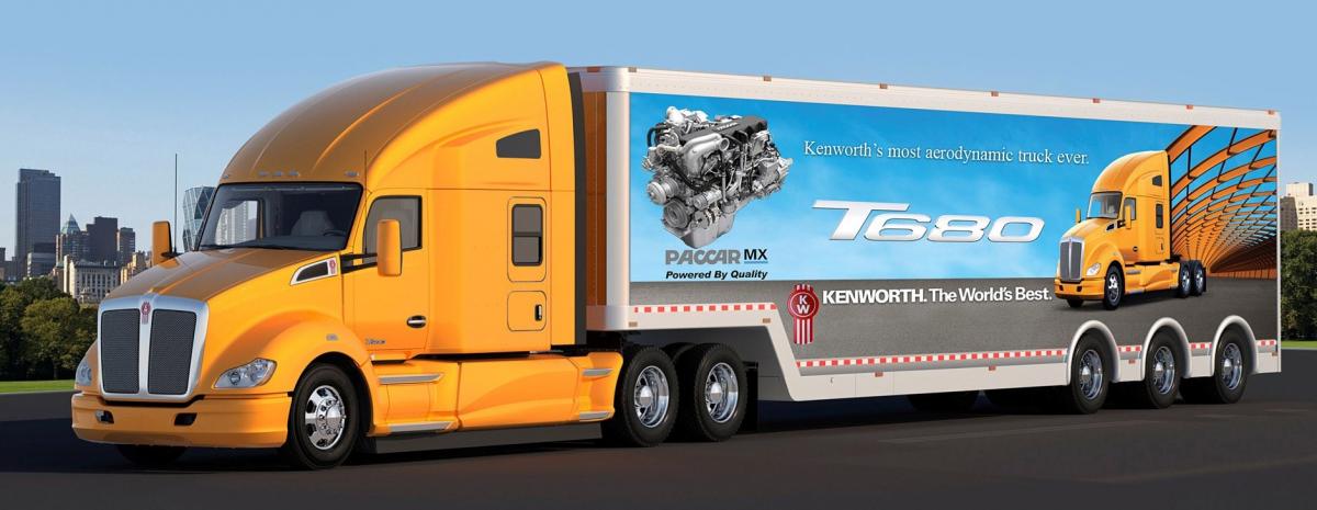 Kenworth T680 ruck американский грузовик трак Кенворт магистральник